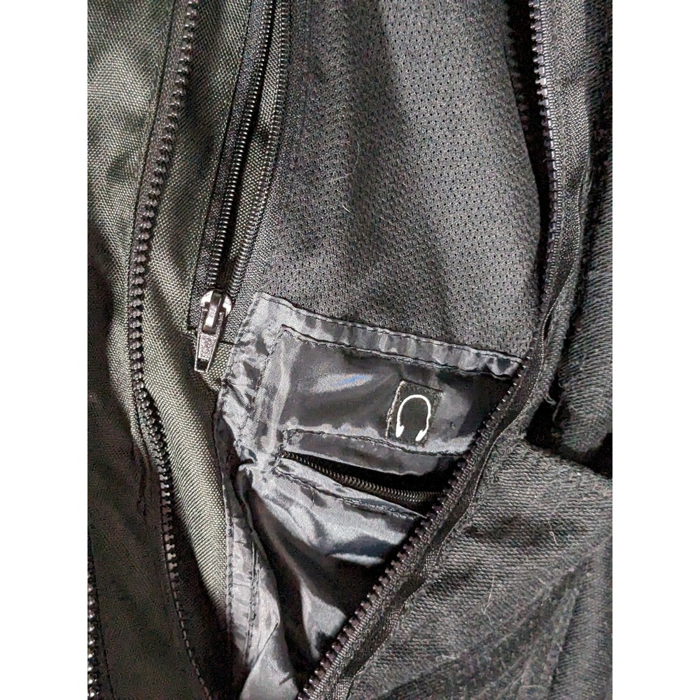 Milwaukee Leather Motorcycle Jacket Women's SZ S with detachable hoodie liner - Picture 5 of 16